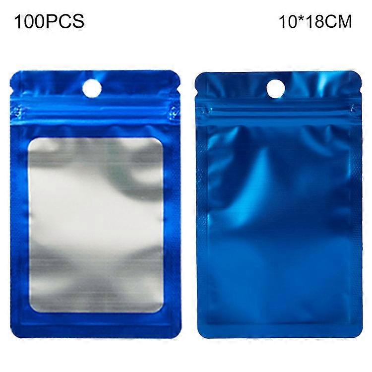 MX-109 100Pcs 10x18cm 14C Sealing Bag Clear Frosted Window Food Storage Pouches (No FDA, BPA-Free)