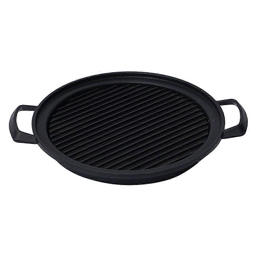Nonstick Grilling Pan for Kitchen Use Made of Aluminum Black Suitable for Various Stoves 1pc