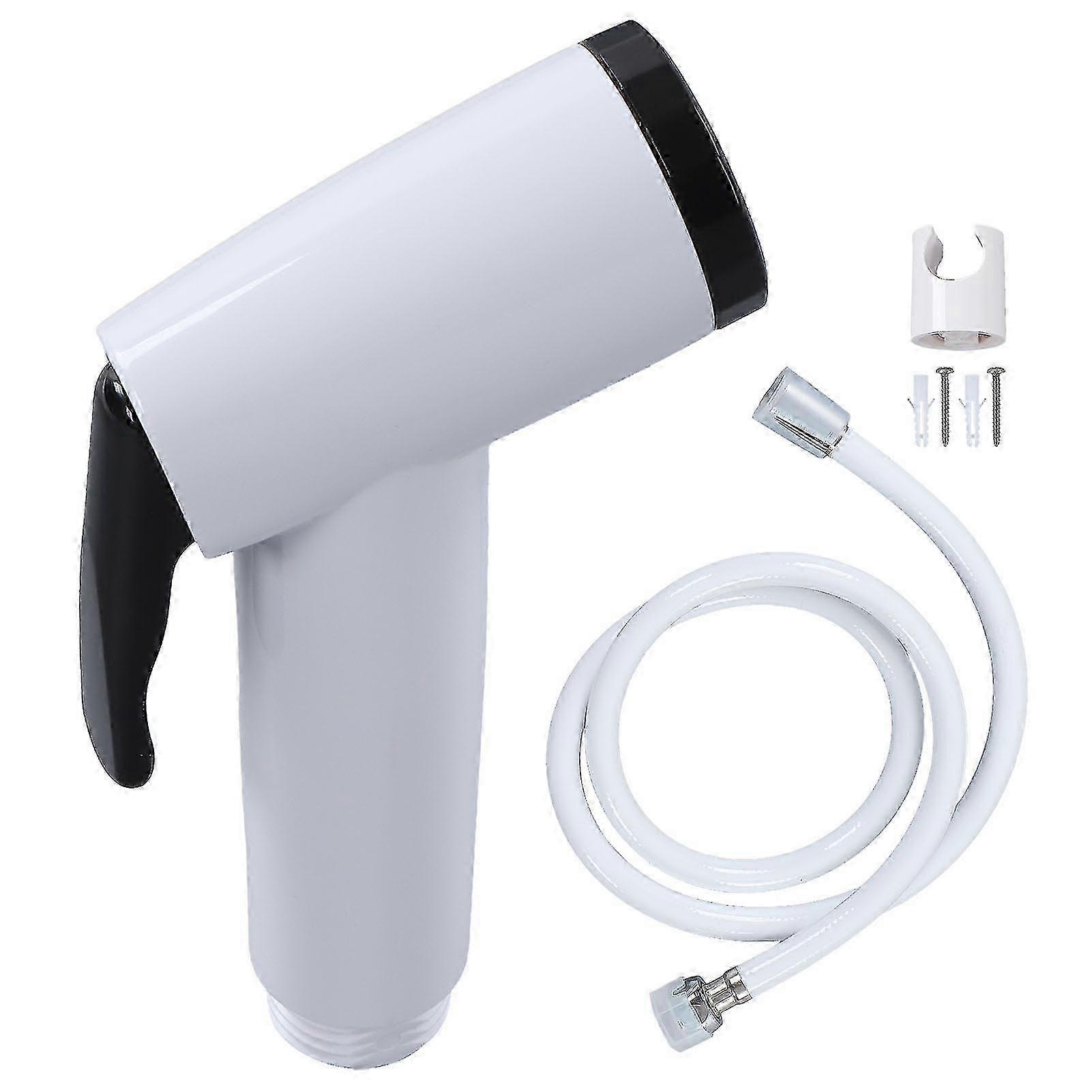 Wall Mounted Handheld Bidet Sprayer - 3pc Toilet Set (B1125W)