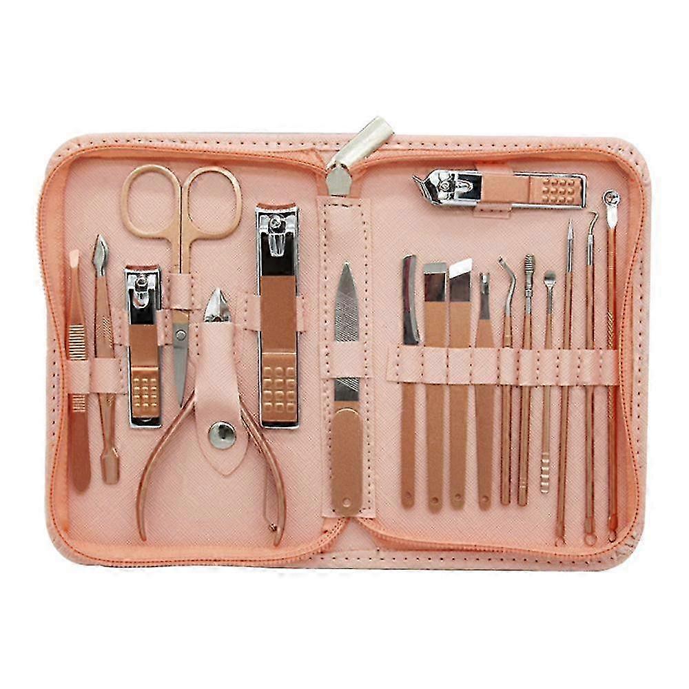 プロのレモンイエローネイルクリッパーセットトラベルケース付き--style8018