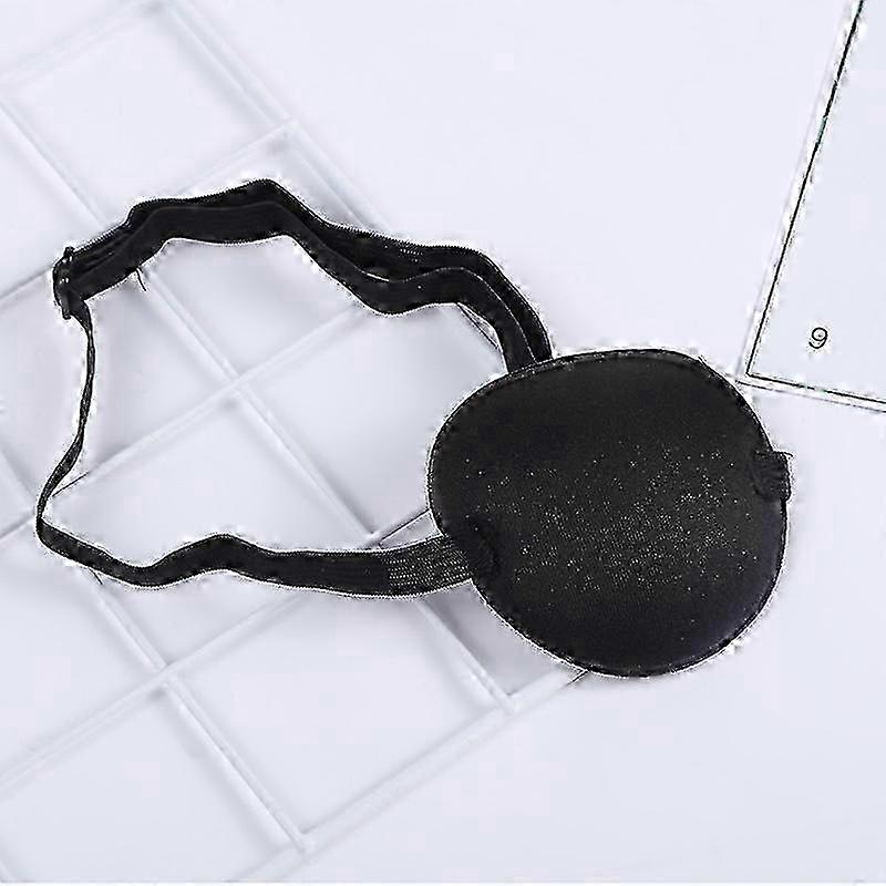 2er-Pack verstellbare schwarze Augenklappe für Lazy Eye - Erwachsenengröße