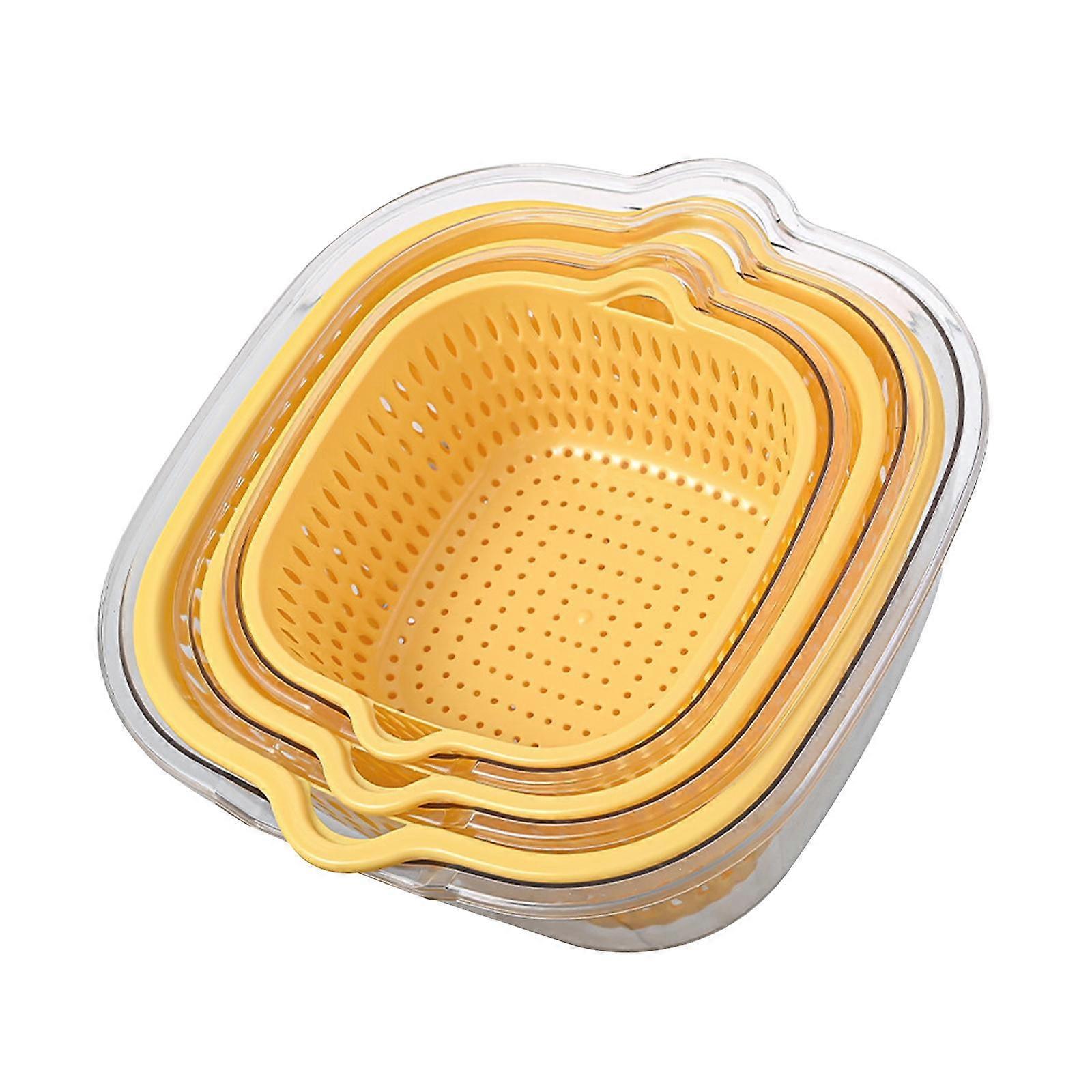 Double Layer Drain Side Buckle and Sturdy for Washing Mixing