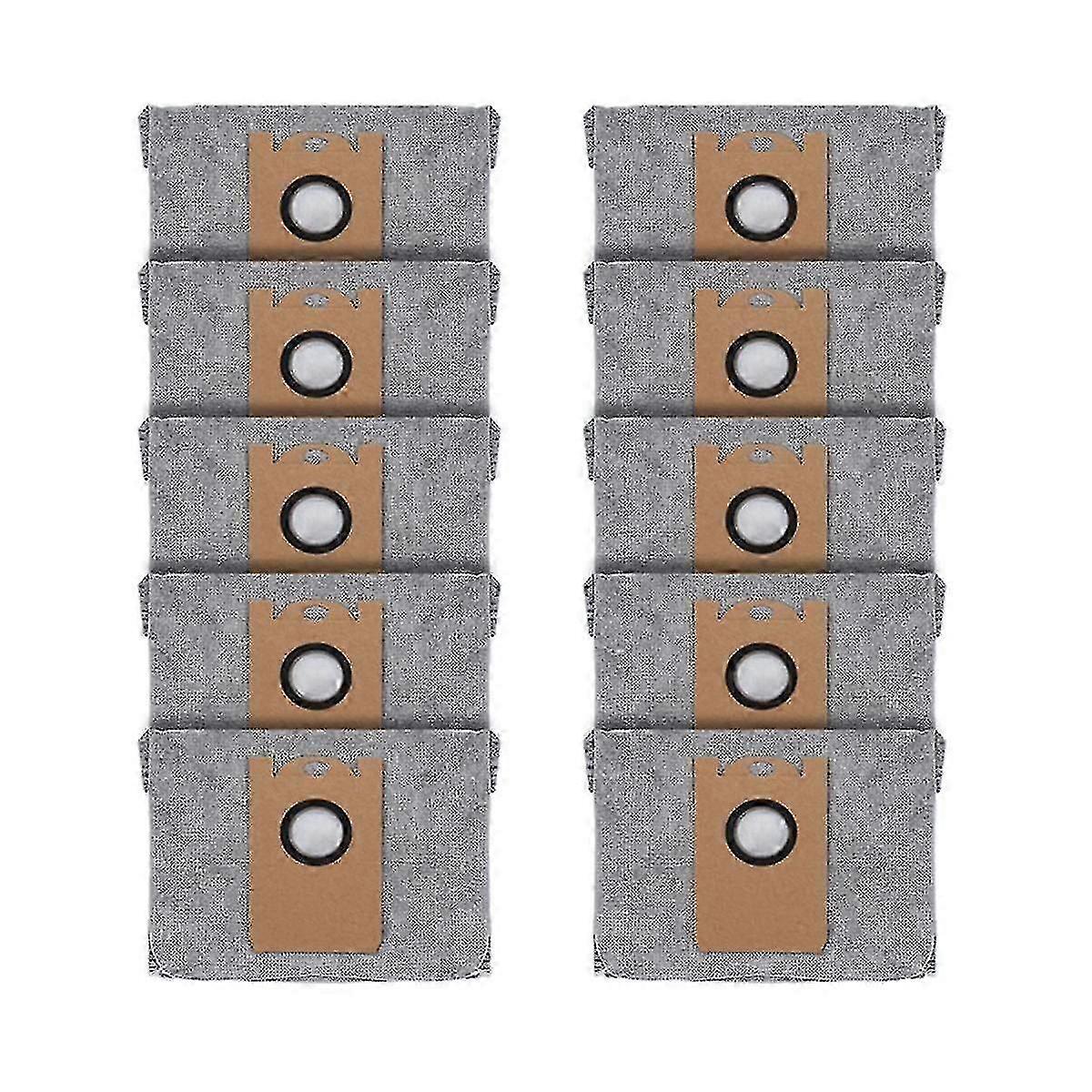 Eufy RoboVac L35 LR30 LR20用10個のダストバッグカーボンファブリック付き自動空ステーション