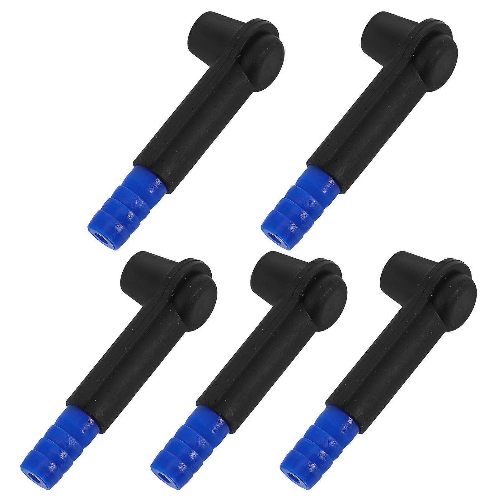5 Piece Brake Fluid Bleeder Adapter Kit – Brake Oil Connector for Cars and Trucks, Easy to Use Design for All Skill Levels
