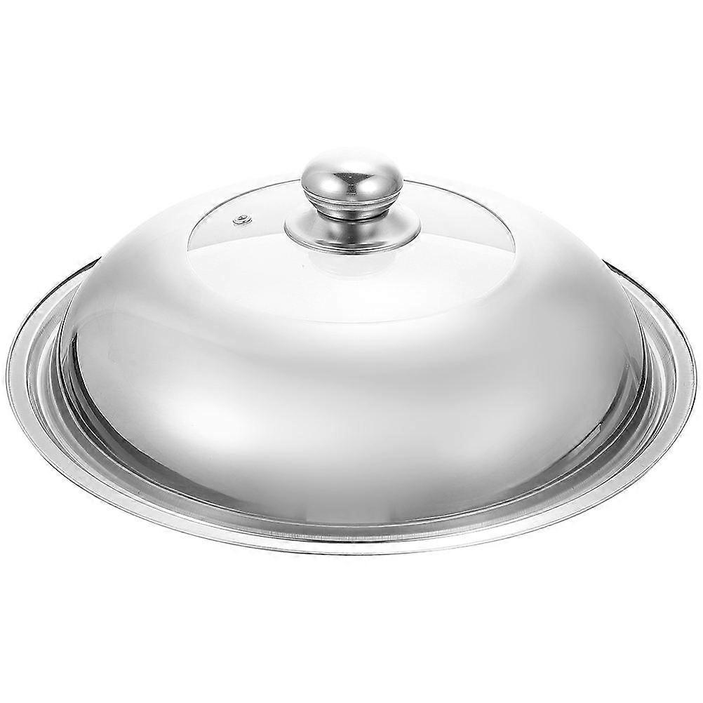 Reusable Stainless Steel Pot Lid Cover for Pans – Splatter Proof Kitchen Cookware Accessory for Stockpots and Frying Pans