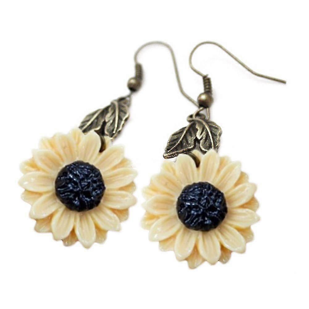 Pendientes de girasol
