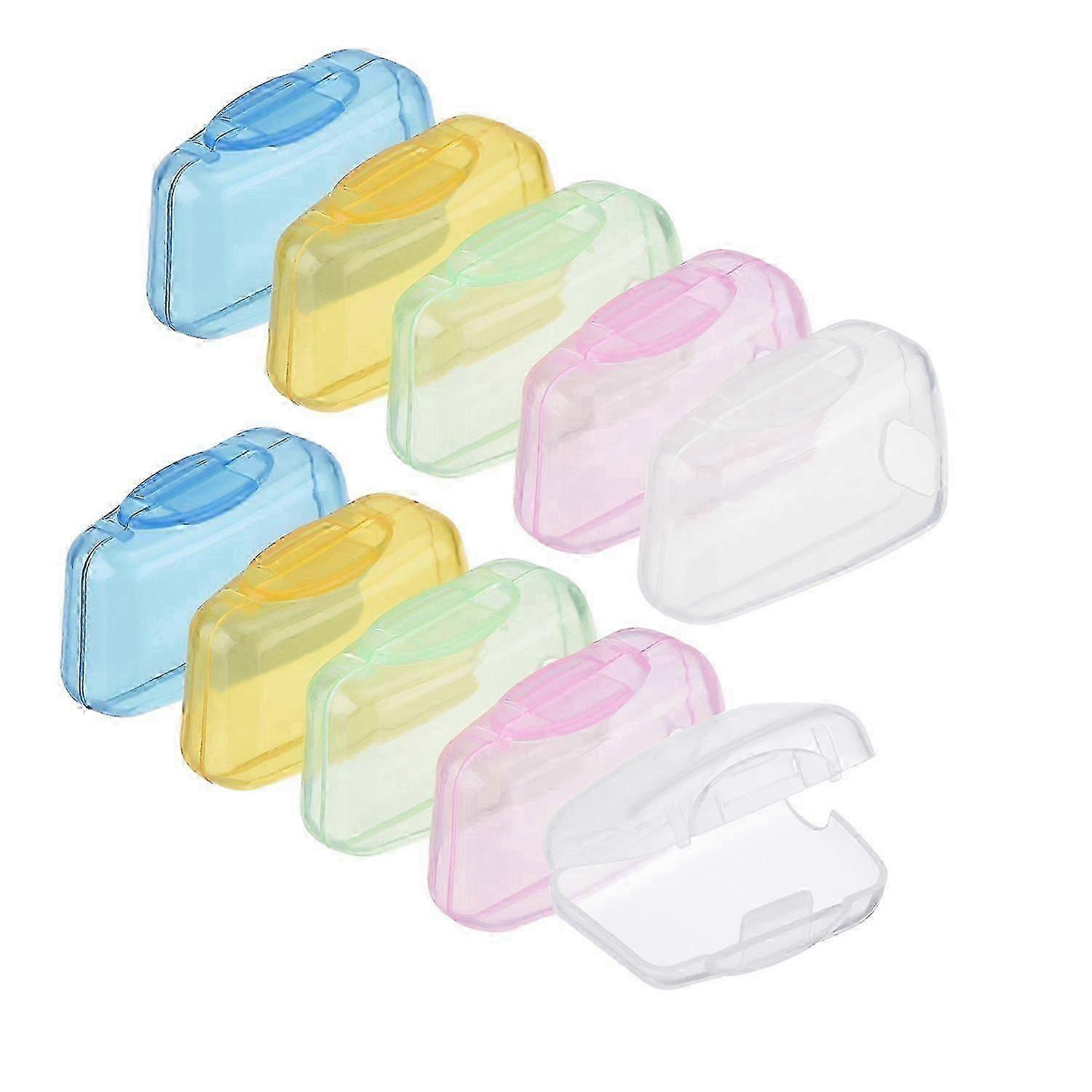 10 Pieces Travel Portable Toothbrush Head Protectors Toothbrush Protective Cases for Various Toothbrush Brands (Style A)