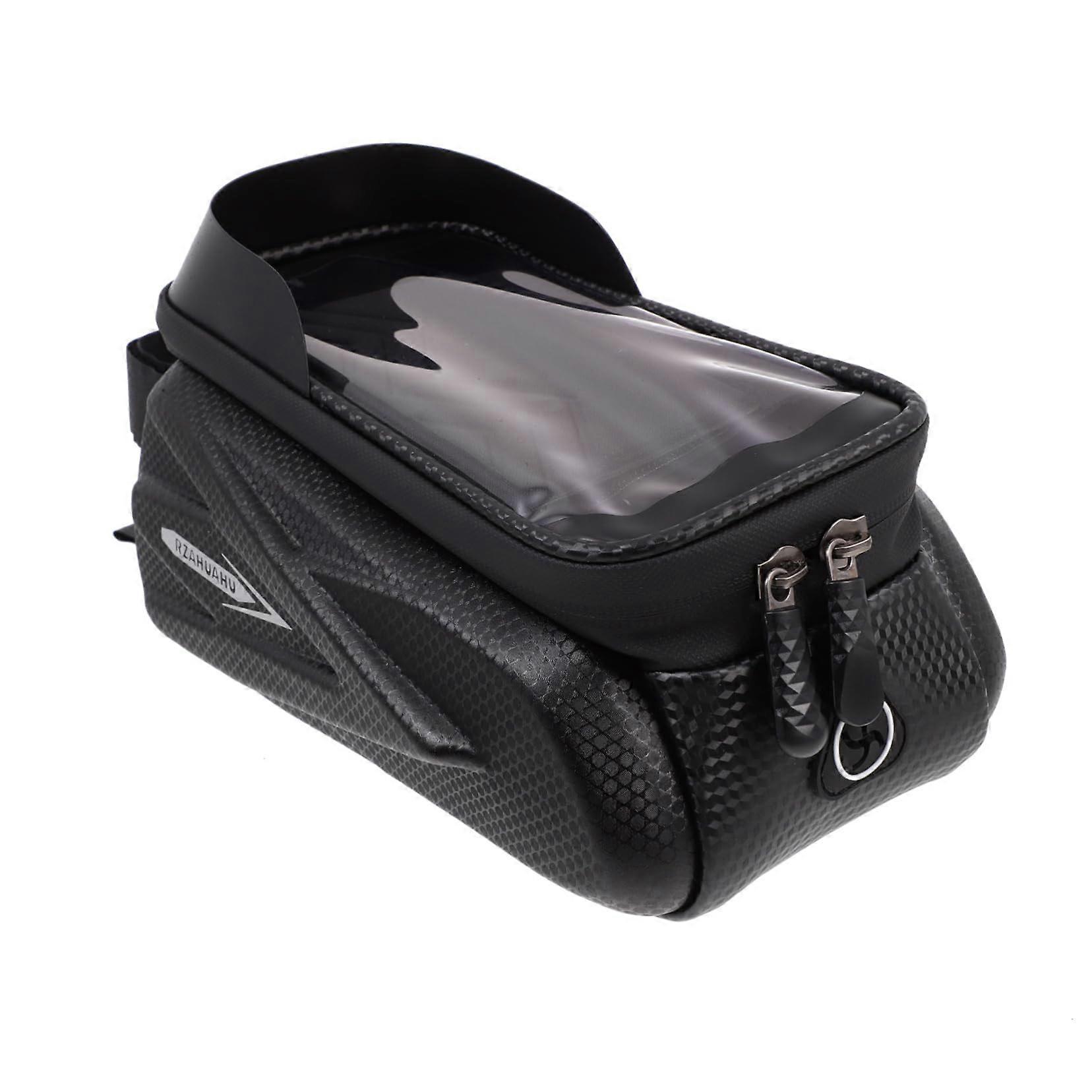Bicycle Phone Holder Universal Waterproof Handlebar Pouch With Touchscreen For Mountain And Road Bikes Fits Most Smartphones