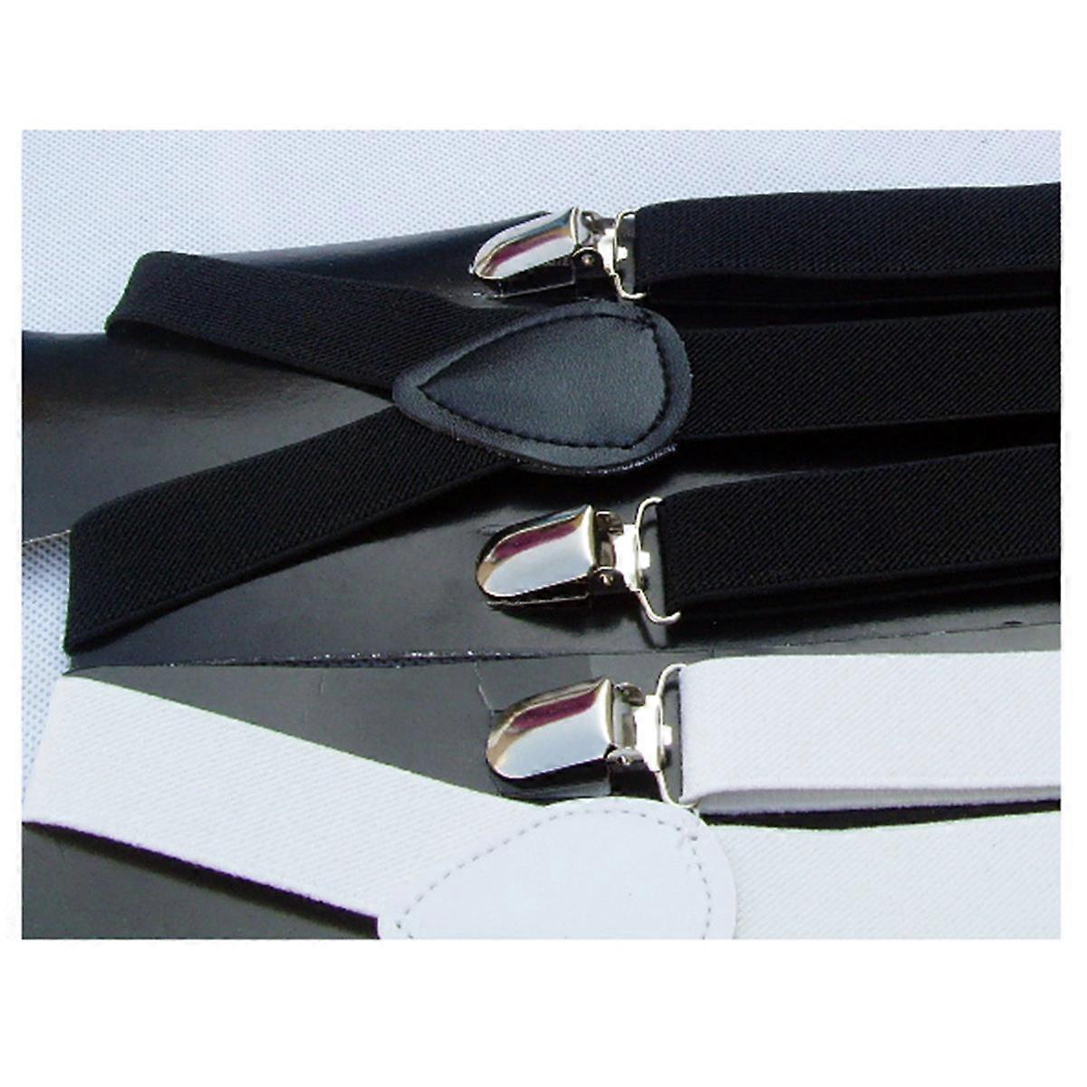 Heavy Duty Suspenders For Men Work Trousers Ergonomic Design Anti Slip Fixing Black 1Set