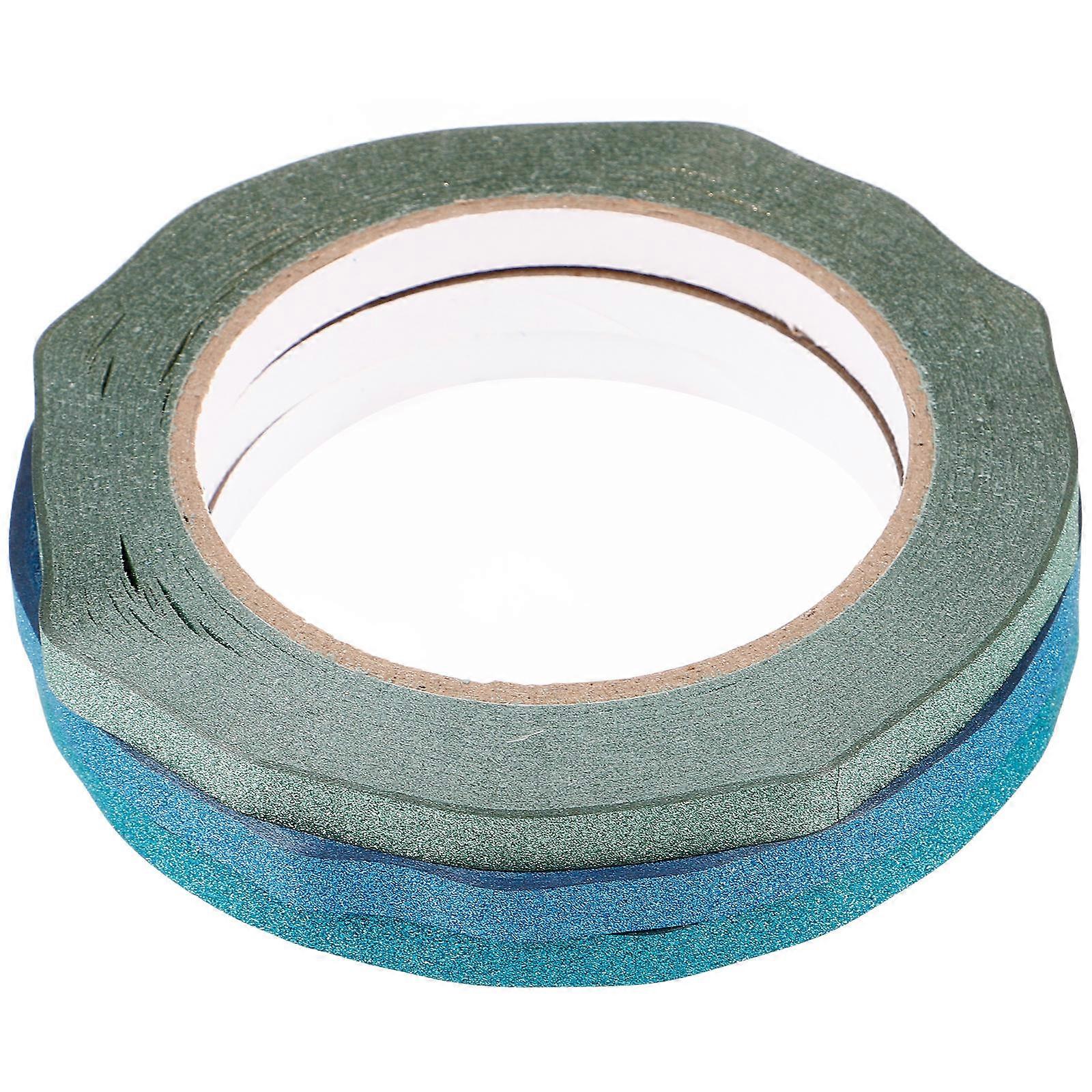 Binding Tape Craft Tapes For Projects Light Green With Gold Flakes Diy Repair 3 Rolls