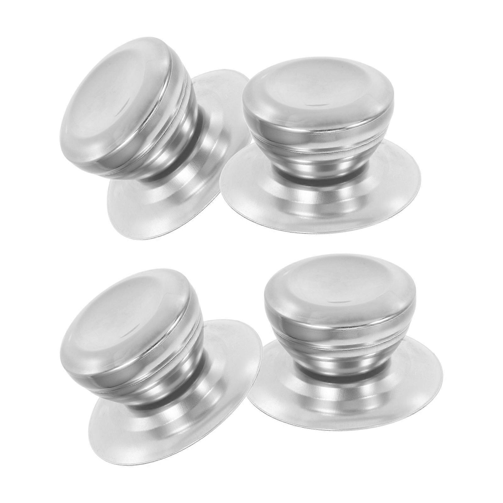 Stainless Steel Pot Lid Replacement Knobs   Ergonomic Non Slip Handle Design for Safe Kitchen Use, Chic and Practical Accessory for Various Pan Lids