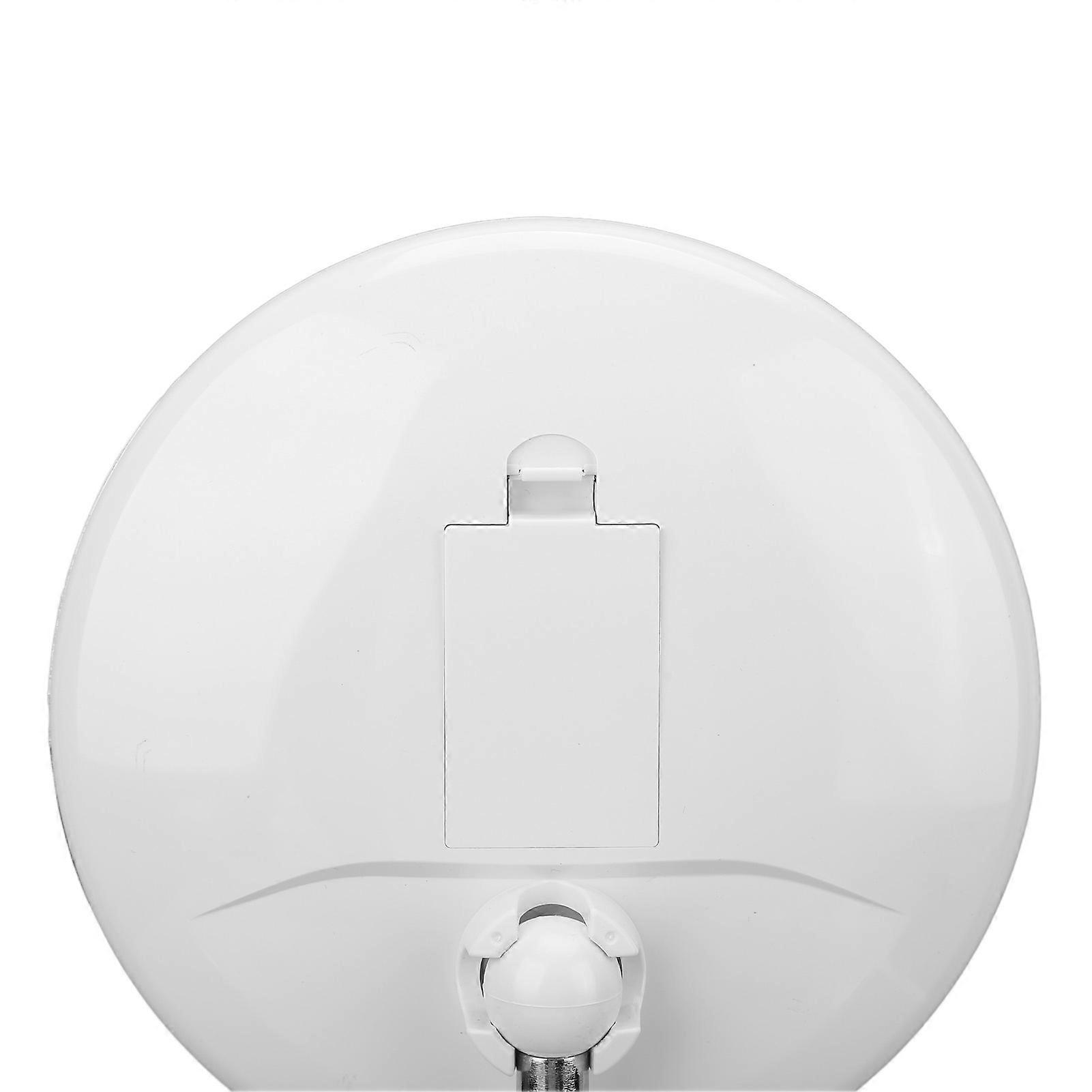 10x Magnifying Mirror with LED Light and Adjustable Gooseneck Suction Cup for Home and Office Makeup