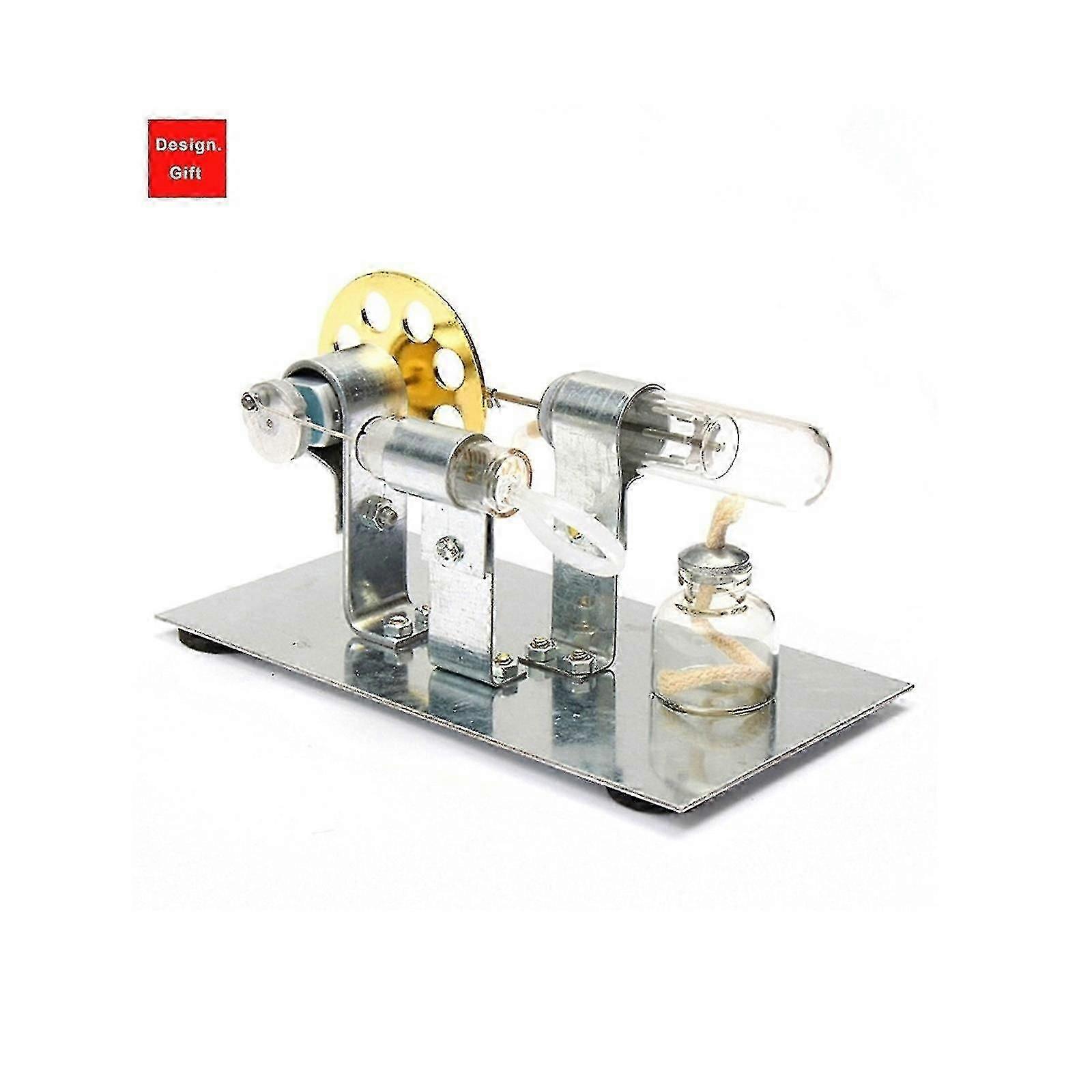 Hot Air Stirling Engine Motor Model Educational Toy Electricity Generator