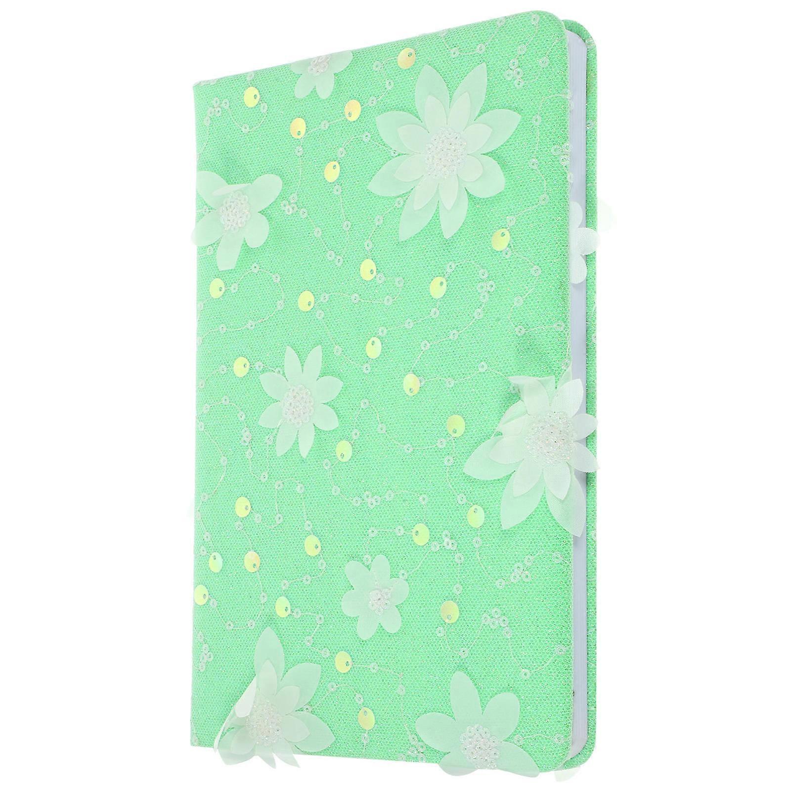 Writing Book Notebook For Students Daily Use Dark Green 21.5x14.8cm Note-taking 1Pcs