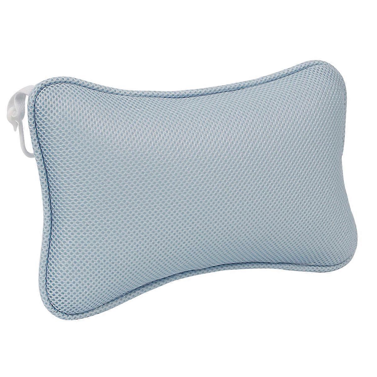 Tub Pillow For Back And Head Non-Slip Bathtub Pillow with Suction Cups for Spa Bathing 26x18x7.5cm 1Pcs