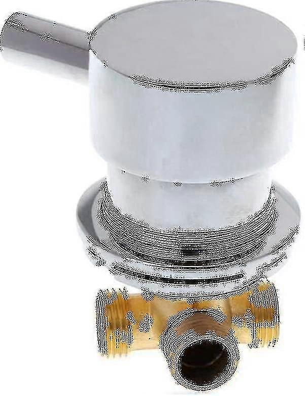 シャワー室用ミキサータップ 温水・冷水混合バルブ 2 in 1 アウトレット蛇口 G1/2インチ シャワールーム用 Qxuan