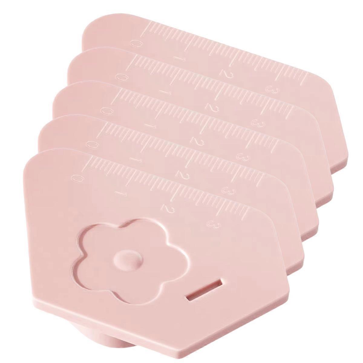 5pcs Multifucntional Magnetic Seam Guide Edge Polygonal Anti-Curling Plastic Positioner for Sewing