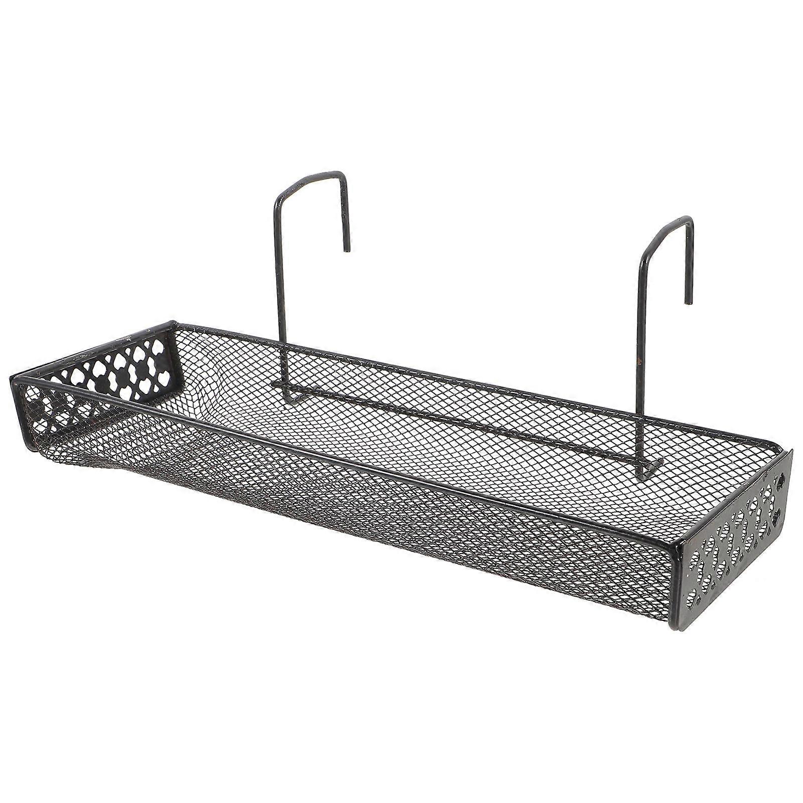 Supporting Planter Racks Balcony Flower Pot Holder Multi-Layered Iron 12.2×6.7×3.9in 1Pcs