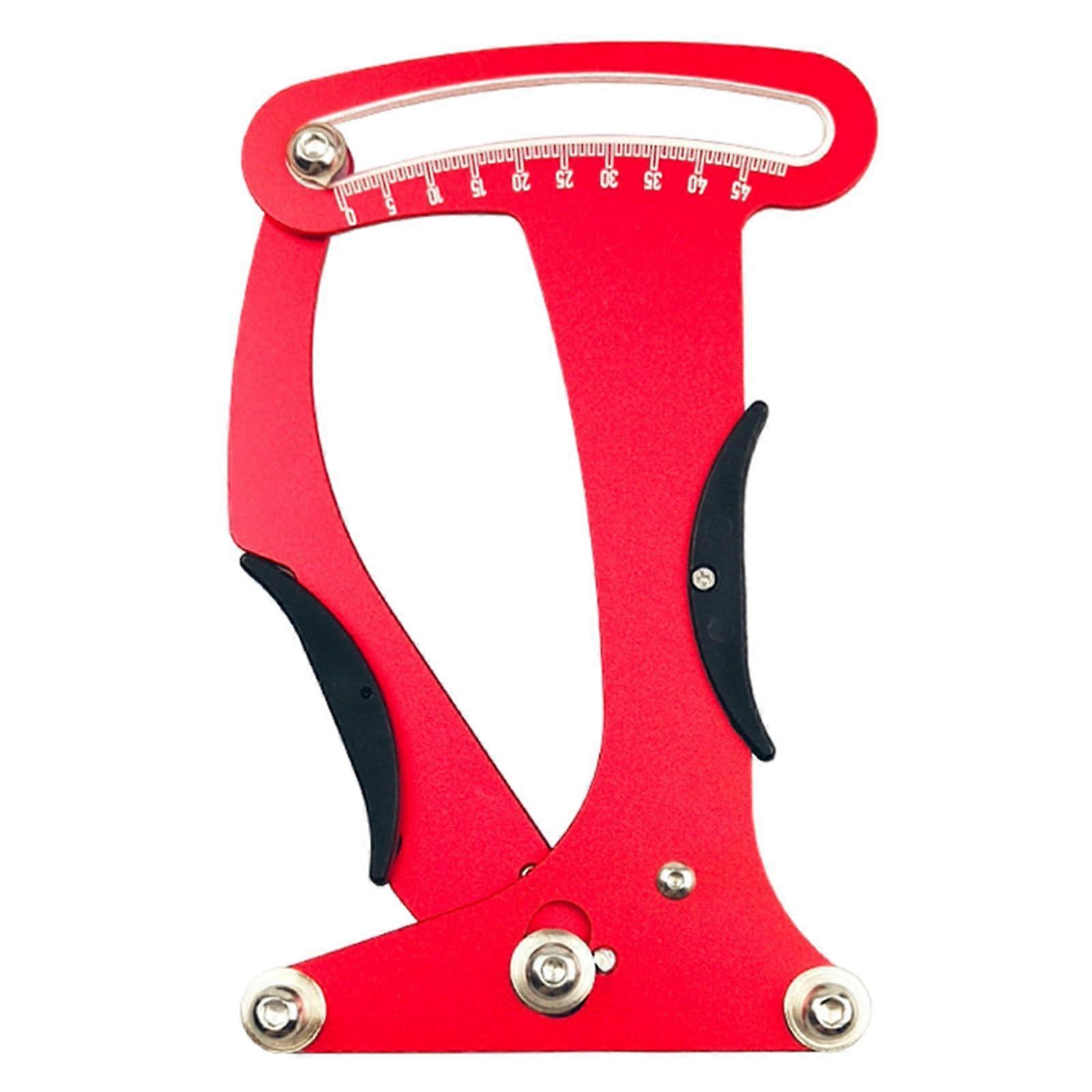 Spoke Tension Meter Tensiometer Tool for Bicycle Wheel Adjustment with Clear Scale - Red Color