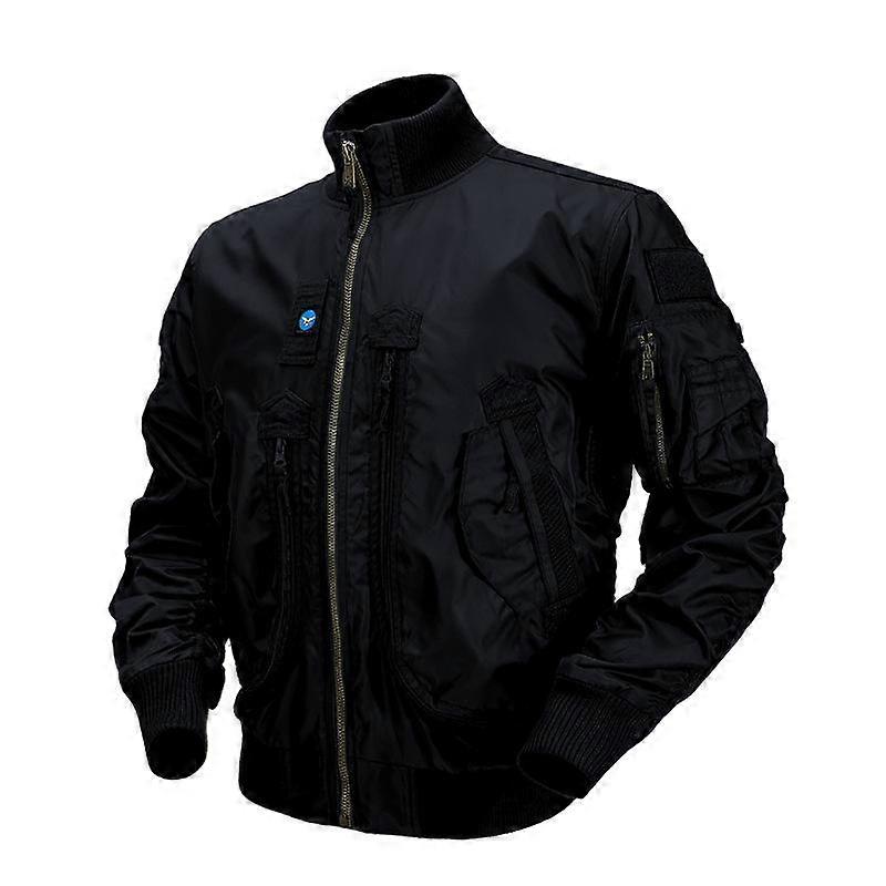 Spring Pilot Jacket Spring and Autumn Collar Jacket Men's Aviator Jacket Casual Fashion Jacket