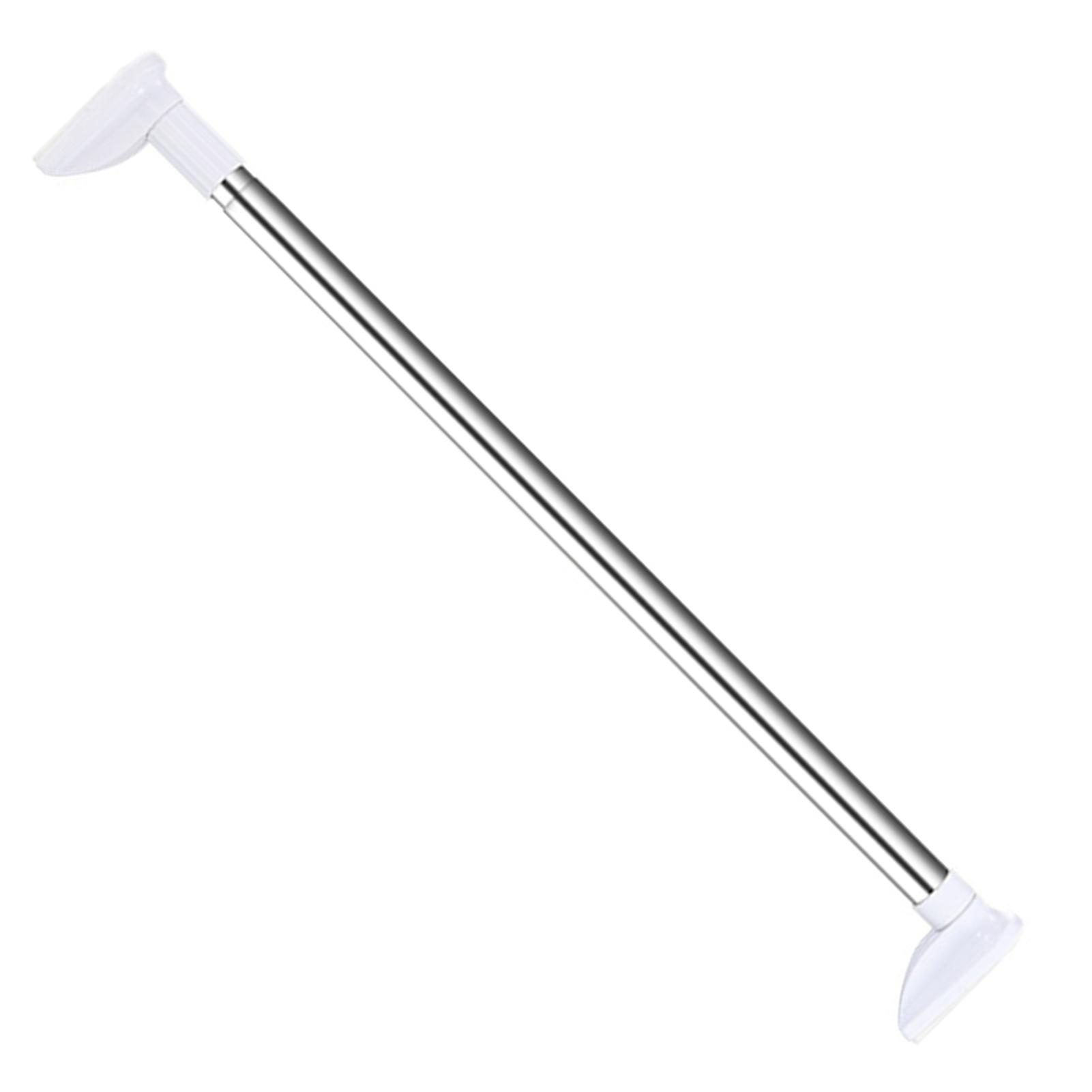 50-120cm Punch-free Telescopic Clothing Rod Extendable Stainless Steel Curtain Pole Easy Installation
