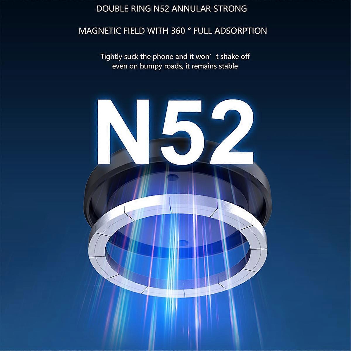 360 μαγνητική τηλεφωνική σκούπα αυτοκινήτου τοποθετεί τη βάση, ηλεκτρική αναρρόφηση, αντι-κούνημα, εξαιρετικά σταθερή εφαρμογή για όλους