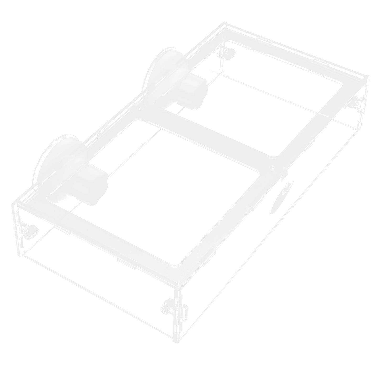 Transparent Acrylic Fish Feeder with Feeding Ring Design for Freshwater Aquarium Use 1pc