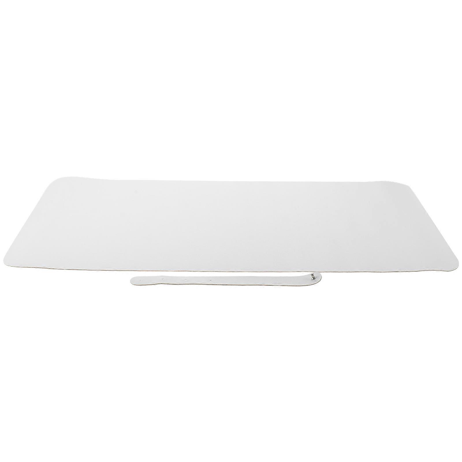 Large Desk Mat Desktop Mouse Pad For Office Work Ergonomic Design White 60.5X30CM 1Pack