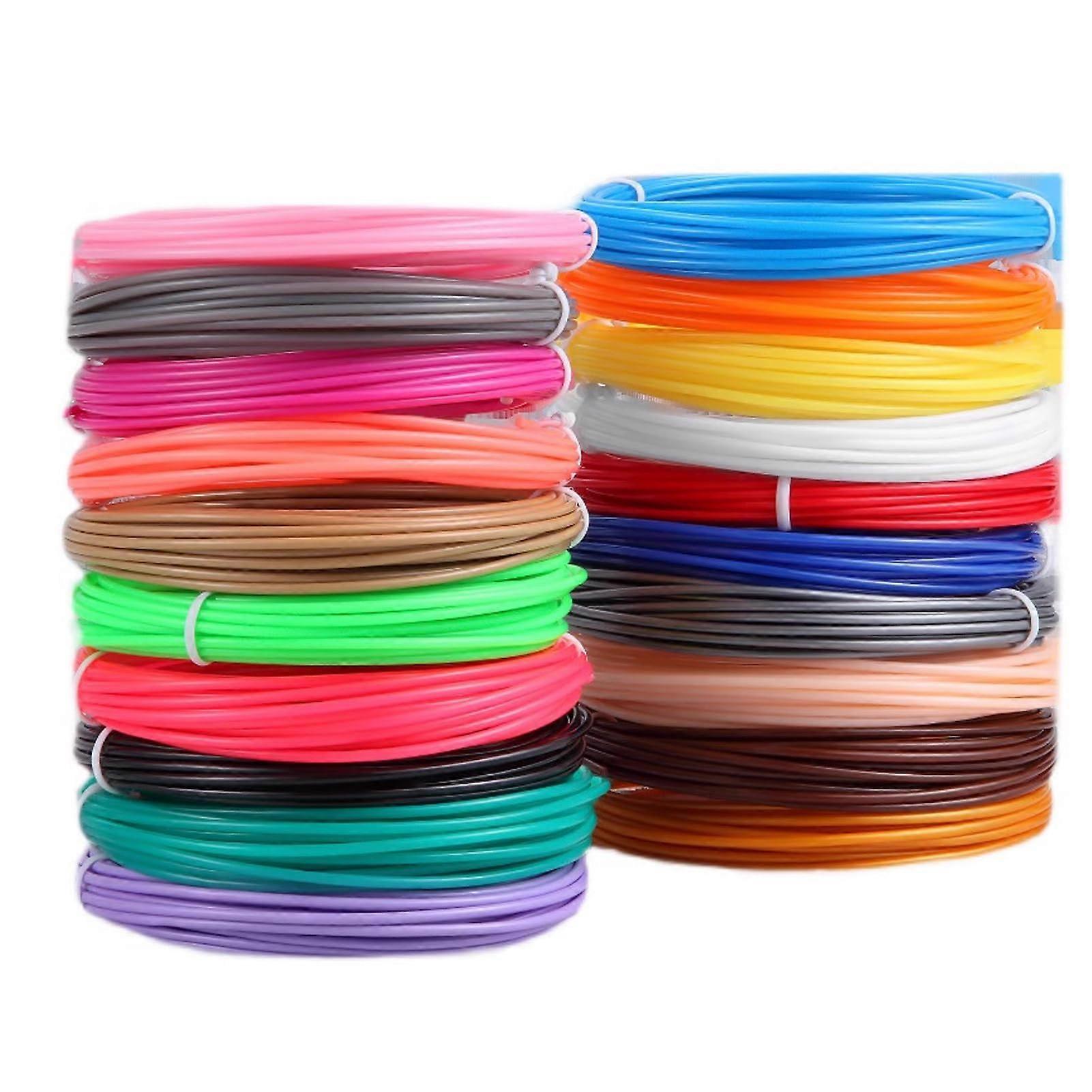 3D Pen for Children with 10 Random Color PLA Filament Refills, ABS Filament, and 20 Rolls of Mixed Color Refills