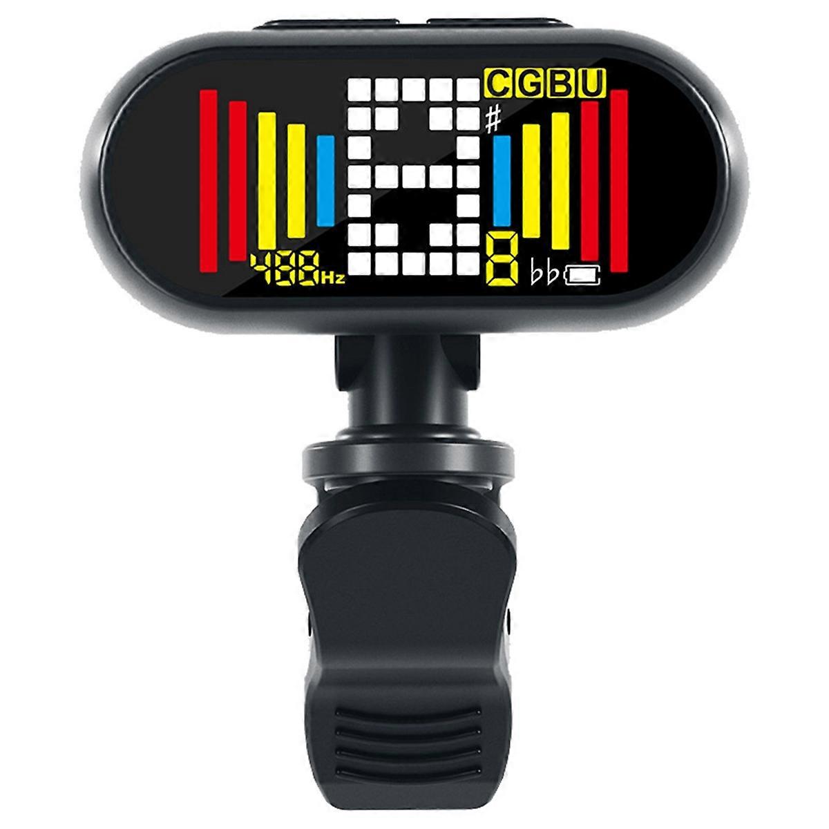 Accordeur de guitare ET-10 avec écran couleur et batterie rechargeable