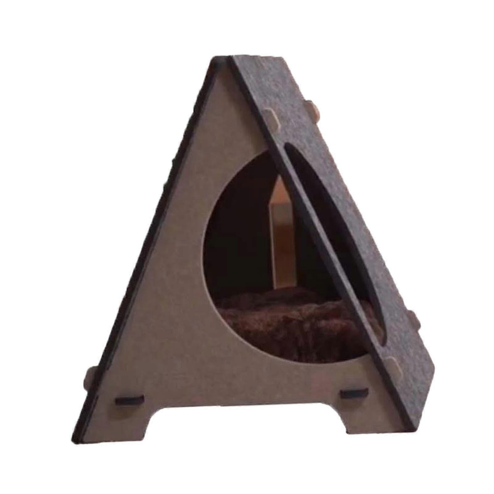 Cat House Sturdy Breathable Scratch Resistant Hideaway Bed for Multiple Cats