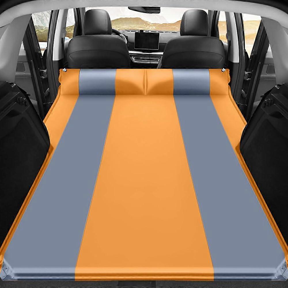 Auto Luftmatratze für Toyota Handlander 5-Sitzer 2009-2014, Faltbare Aufblasbare Camping Matratze, Tragbar für Reisen, Orange