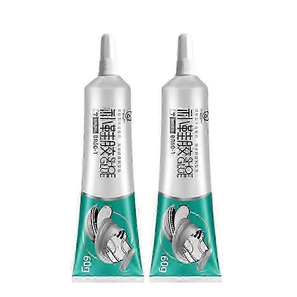 2X Självhäftande skofix för skoreparation Extra starkt slitstarkt lim 60 ml