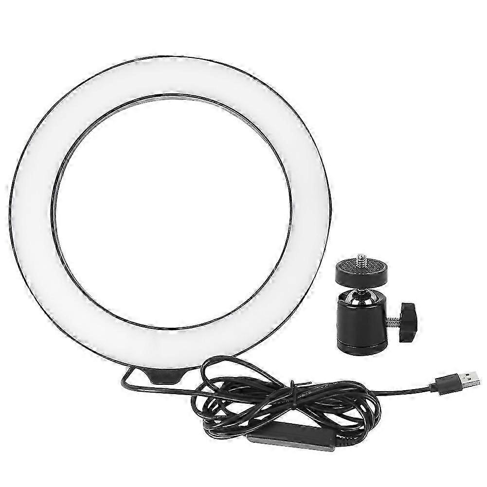 8'' LED Dimmable Ring Light Adjustable Fill Light with Ballhead for Vlogging and Live Streaming Studio