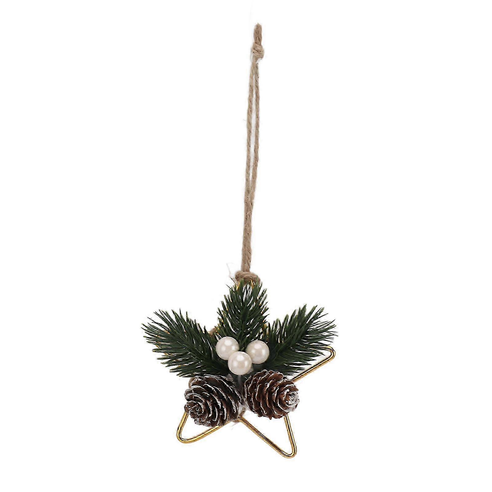 Handmade Unique Pine Cone Wreath for Birthday and Holiday Room Decorations