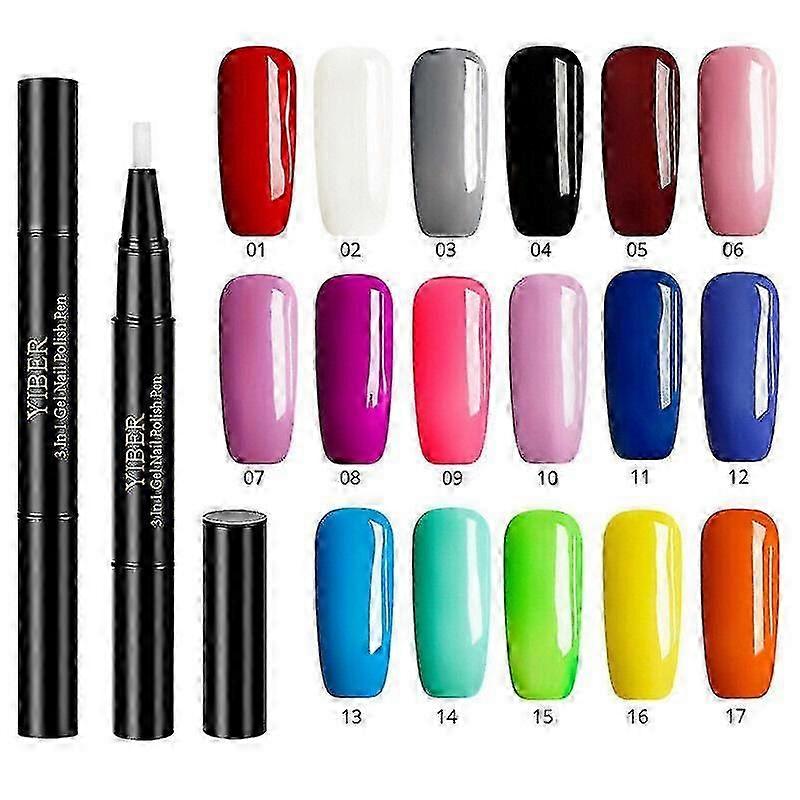 3 i 1 gellak neglepen et trin gellak hybrid basecoat speciel blyant Ny ankomst