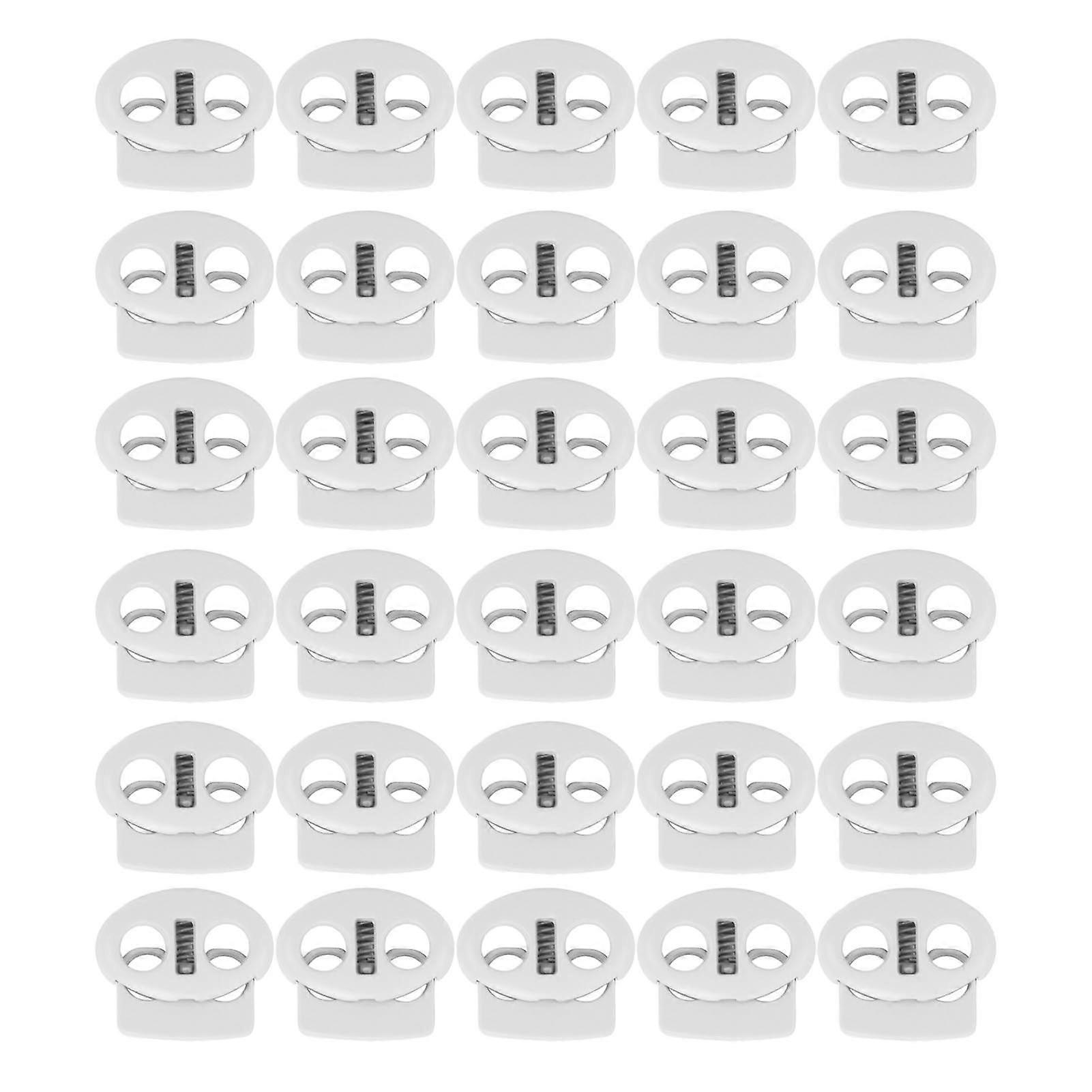 2025 Latest Model  30Pcs Spring Cord Lock Zinc Alloy Durable Multipurpose
