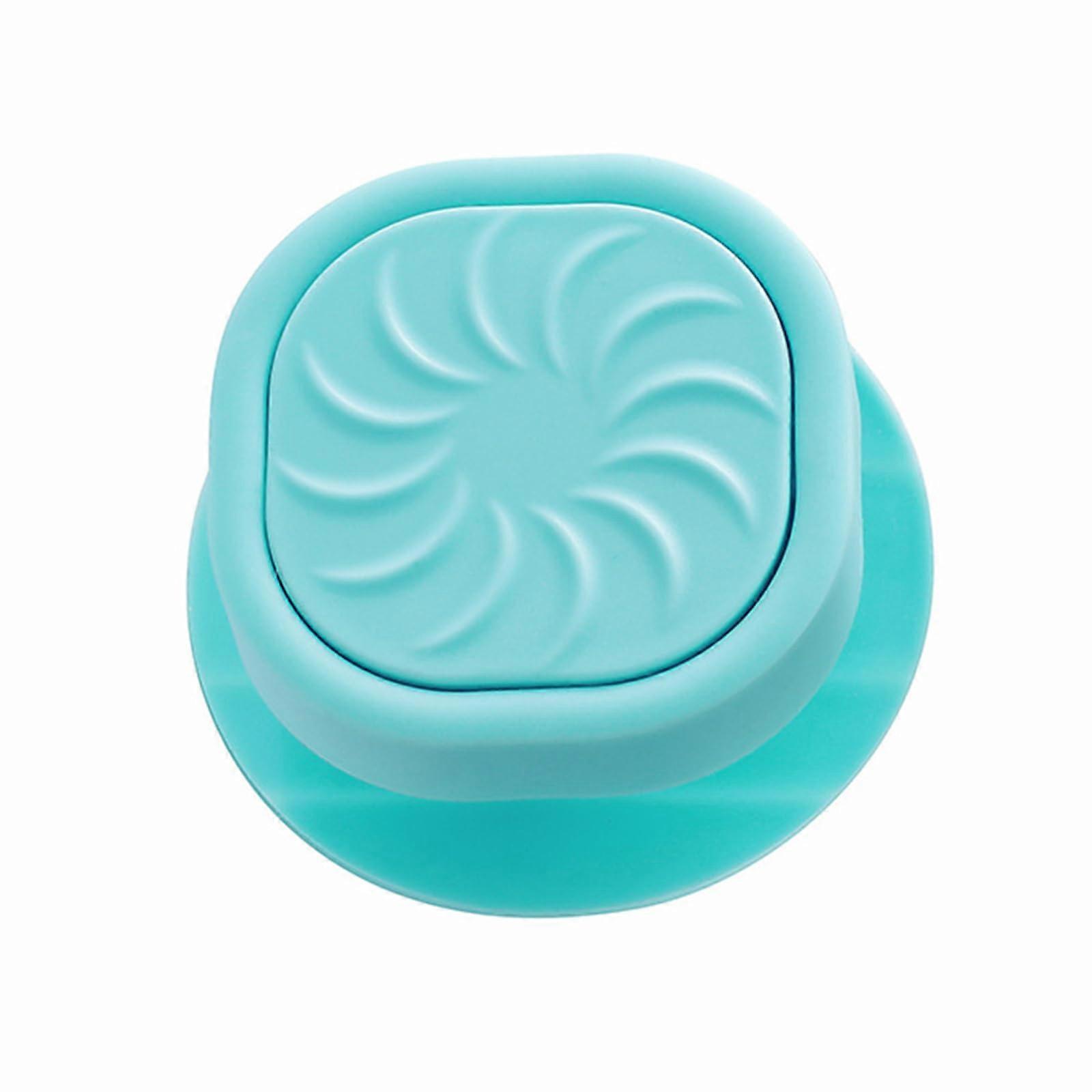 Bin Bag Attachment Button for Waste Baskets – Blue, Fits Various Sizes, Practical and Easy to Use