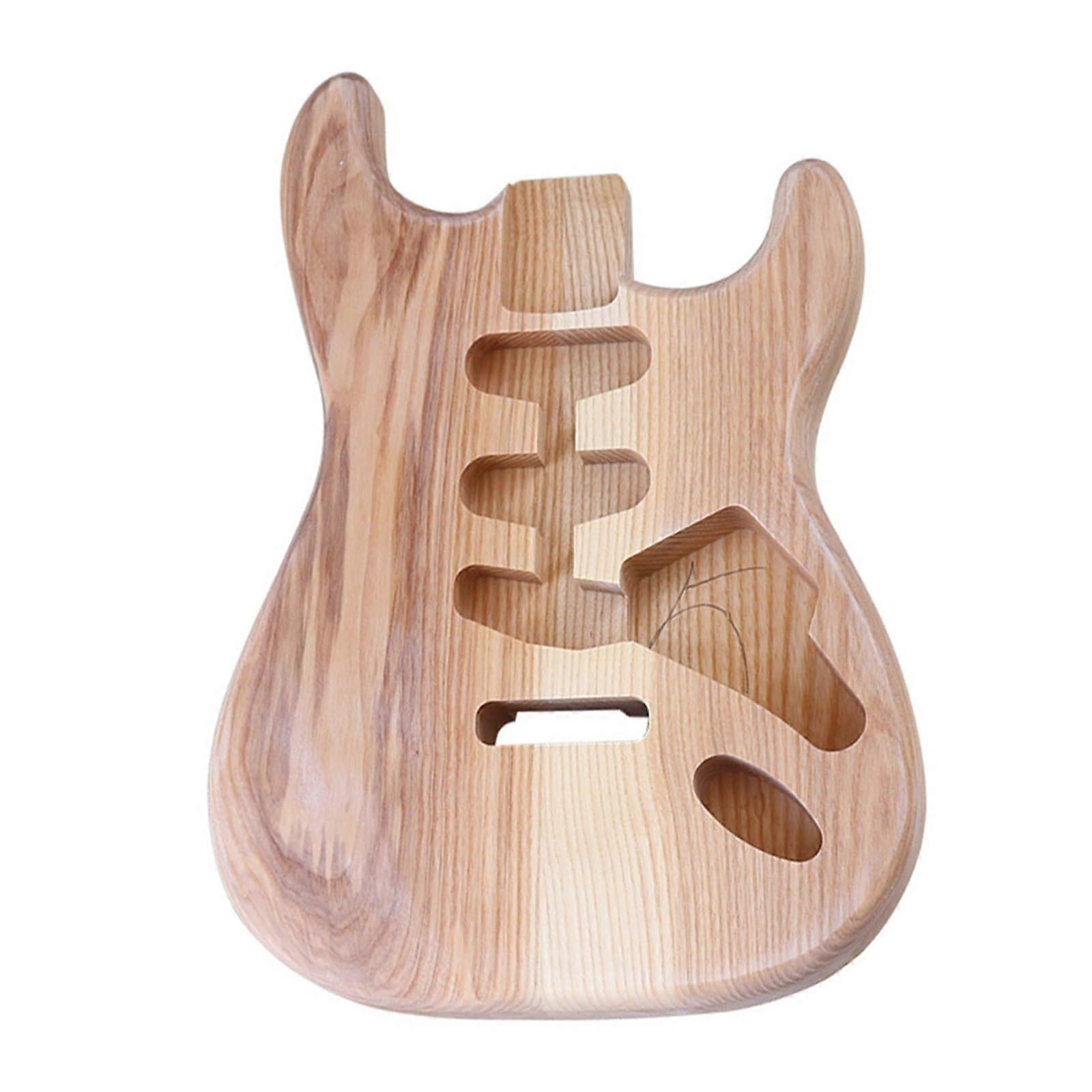 Two-Piece Body E Guitar Made of Wood with Water-Bending Technique, Lightweight and Durable Design