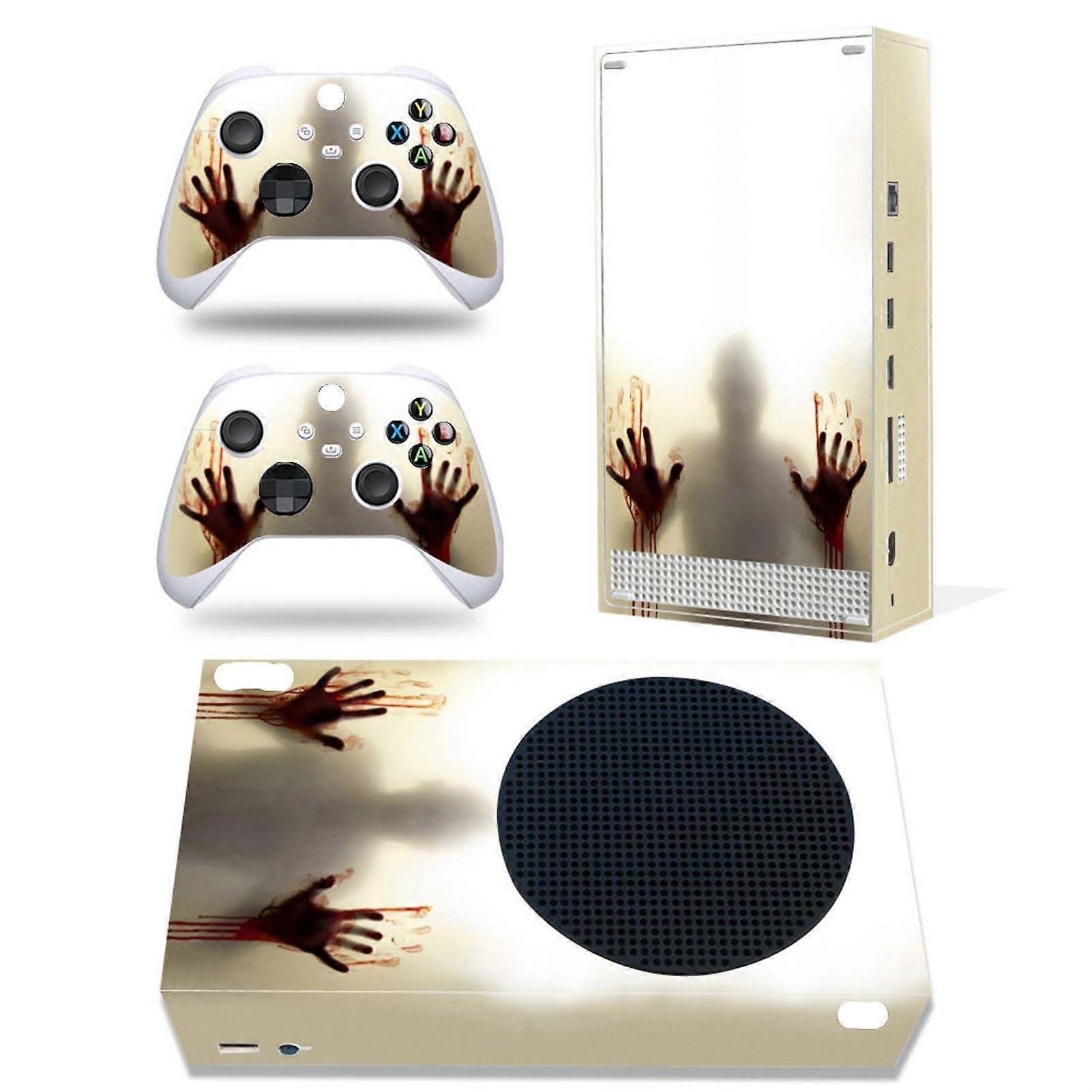 Vinyl Skin Sticker Cover for Xbox Series S Console with Two Free Wireless Controller Decals, Customizable Wrap Design