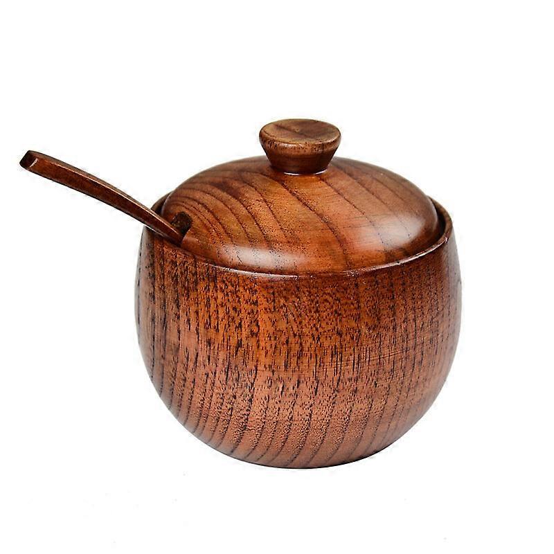 Solid wood seasoning jar, creative seasoning bottle