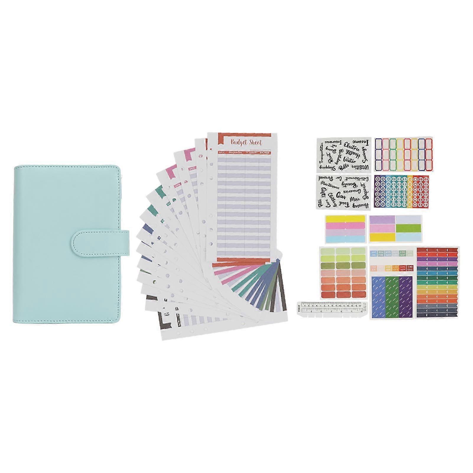 2025 Nejnovější model A6 Zápisník s volným listem s papírovým odnímatelným koženým obalem