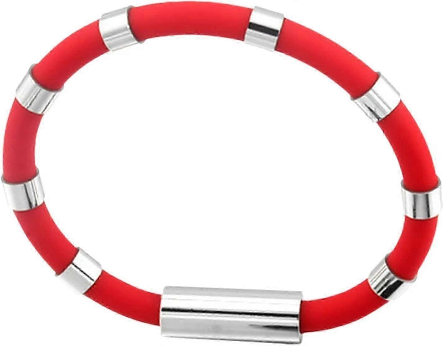 帯電防止ブレスレットリストストラップ、調整可能なシリコンブレスレット、体重を減らす女性と男性の体の静電気を排除します