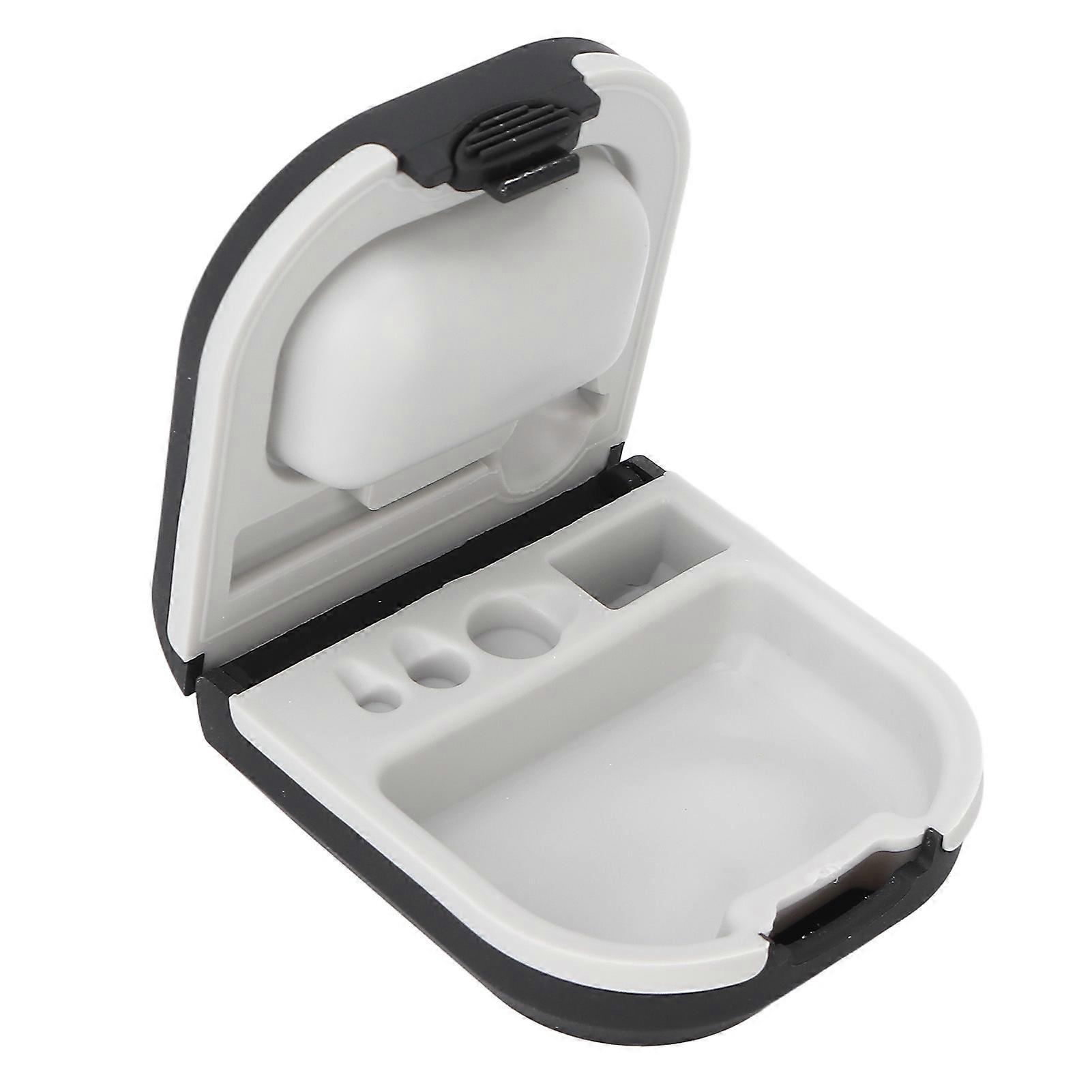 Hearing Aid Case Mini Exquisite Reusable Portable Pocket Size Hearing Holder for Custom Hearing Aid