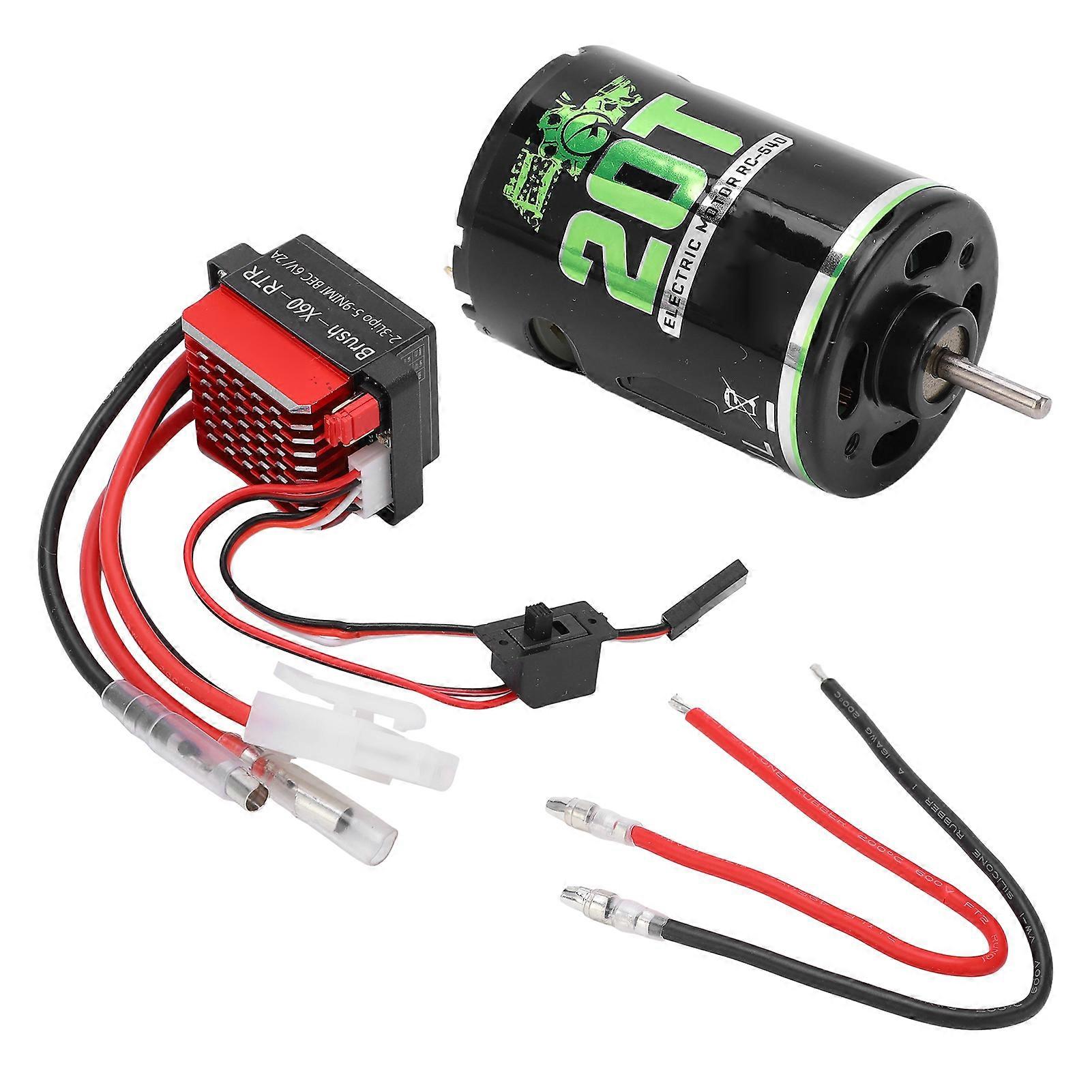 540 High Torsion Noise Dual Operation Mode Low Voltage Protection Brushed Motor 360A ESC for RC SUV