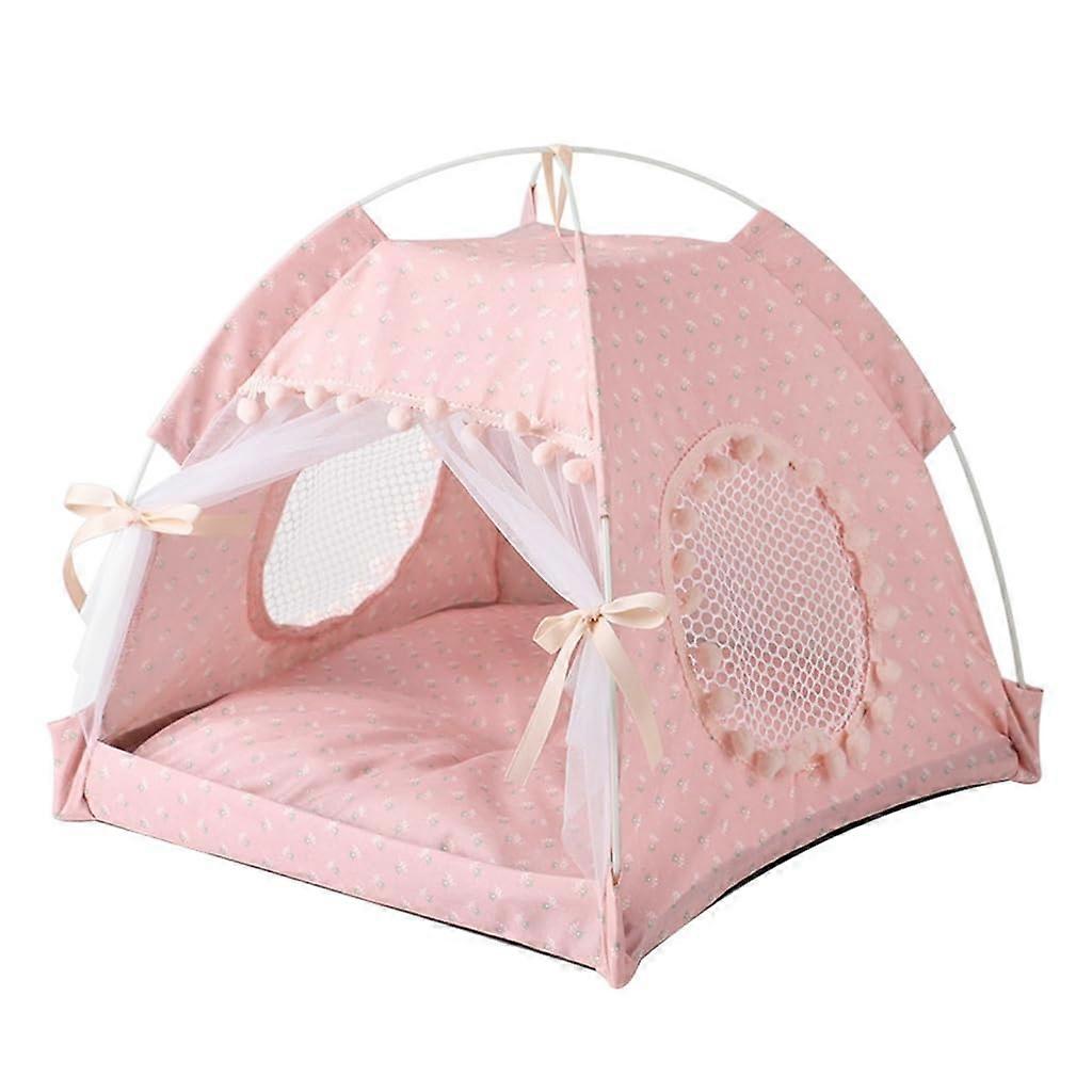 Portable Foldable Pet Tent for Cats and Dogs - Lightweight Outdoor Camping Puppy Tent with Waterproof Fabric, Easy Setup