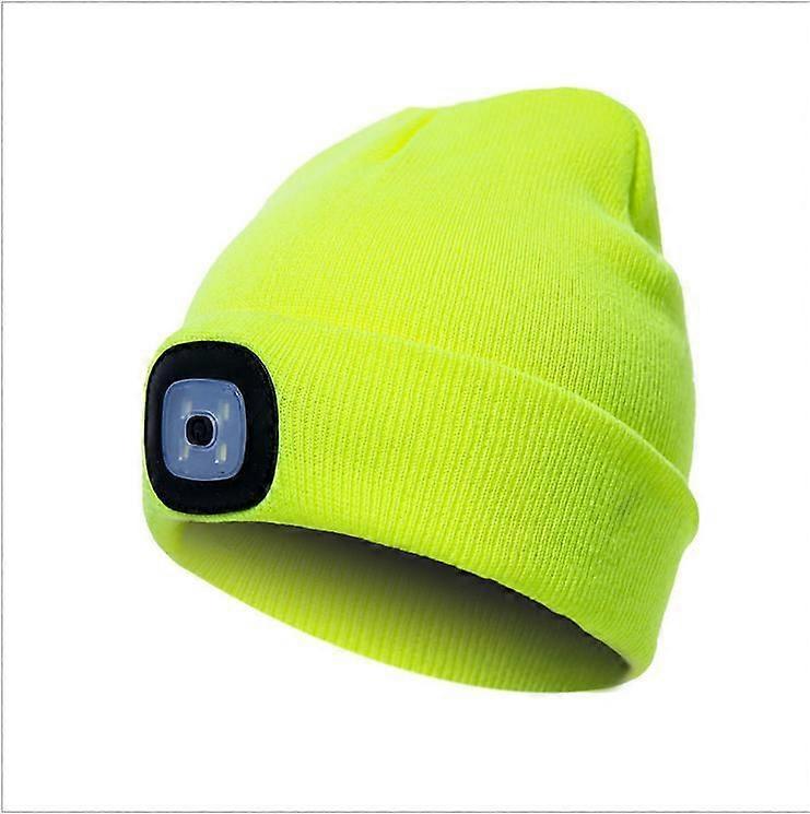 UNISEX LED Beanie Cap Rechargable Forehead Lamp