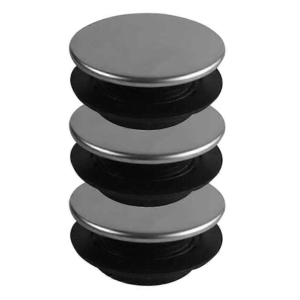 3pcs Stainless Steel Sink Hole Covers for Kitchen Faucet – Easy Install, Secure Fit, Durable Design for Washing Basin Decoration and Overflow