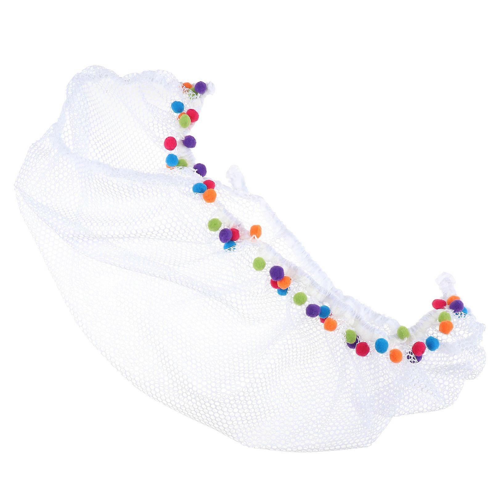 Toy Organizer Net Hammock for Stuffed Animals White 65x32cm Storage and Organization 1Set
