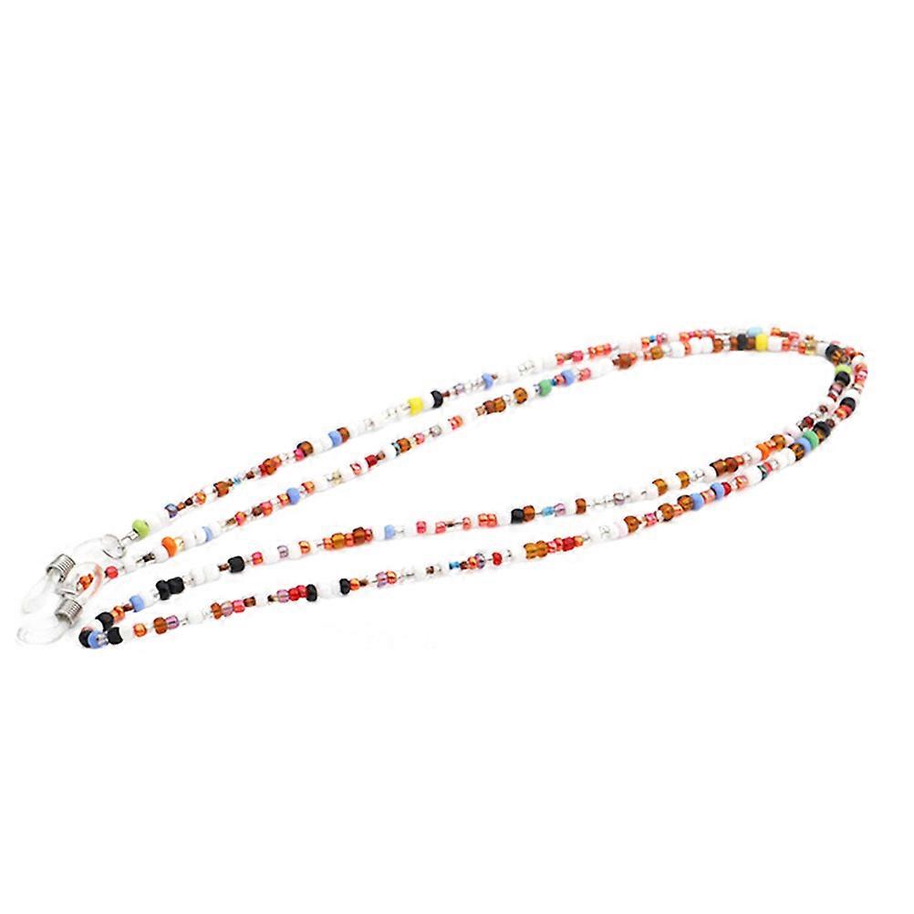 Glasses Chain Eyeglass Spectacle Cord For Women Prevent Loss 70cm Multi-Color 1Pack